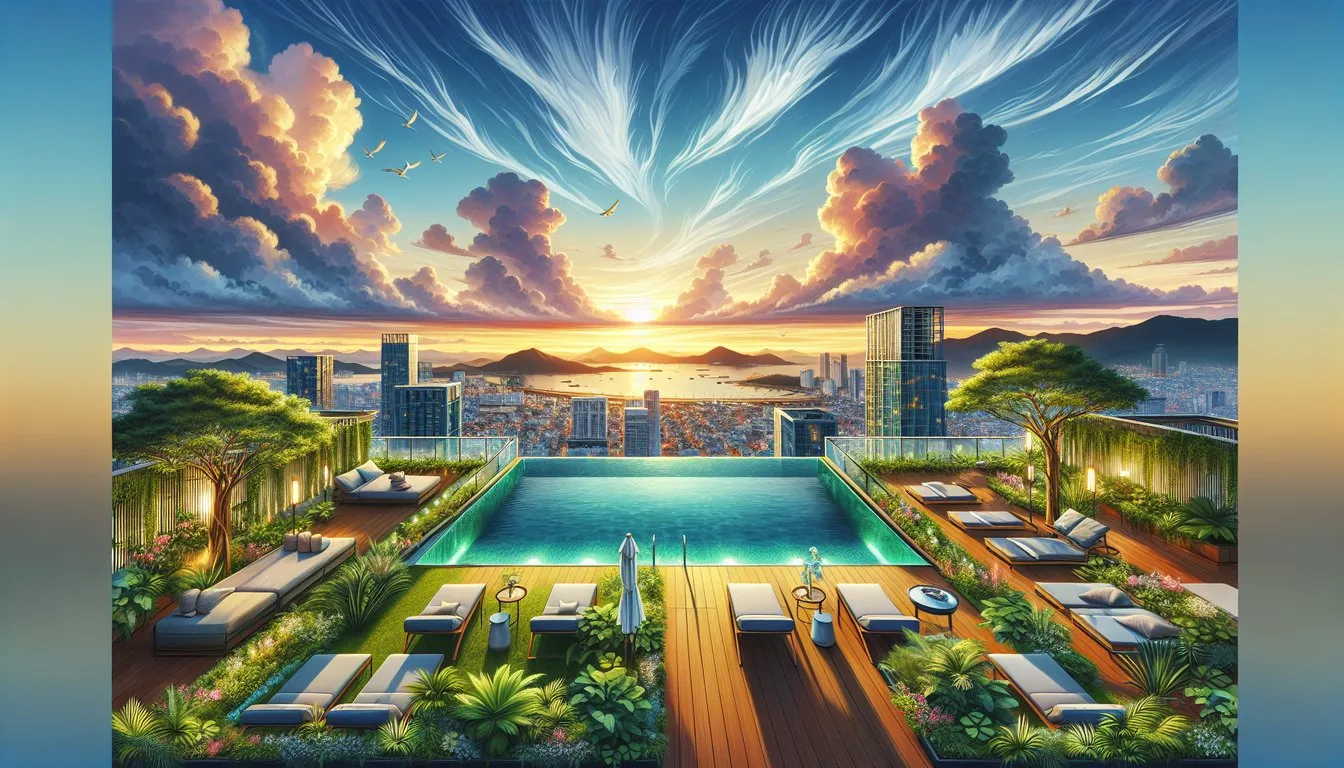 에덴 플라자 다낭 (Eden Plaza Danang) - 에덴동산처럼 초록 정원 가득, 휴양+힐링 한 번에 누리는 스테이